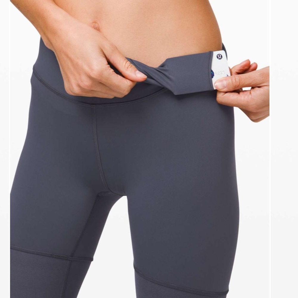 Lululemon Sheer Will High-Rise Tight 28" Pulse Stone Blue 6 - Picture 4 of 9
